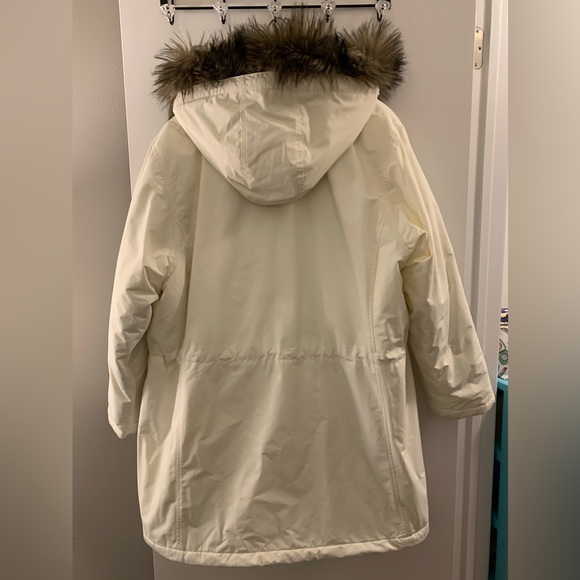 Not For Sale -Lands End Womens 2x Winter White Coat NWOT - Picture 3 of 13